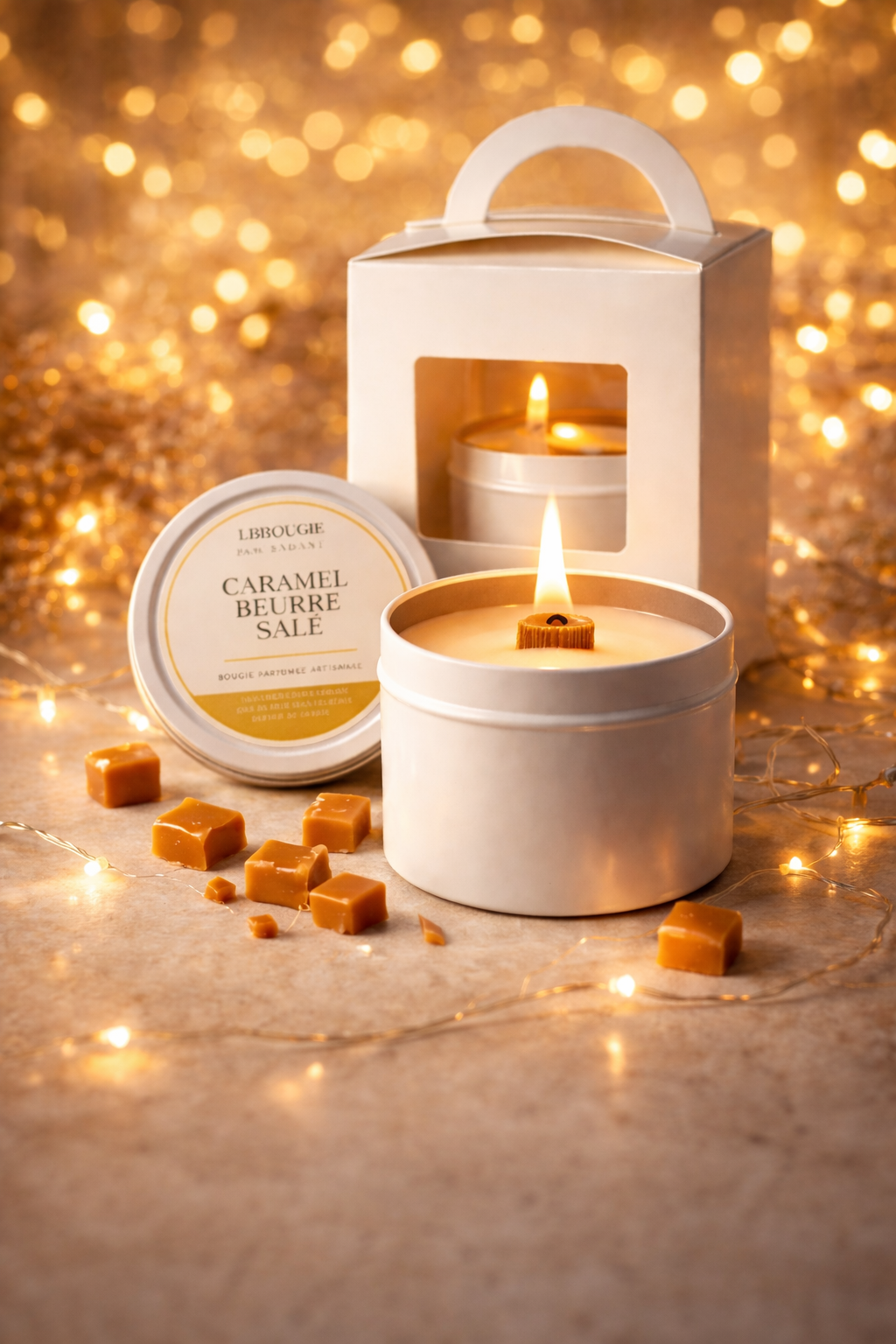 Bougie Parfumée Caramel Beurre Salé