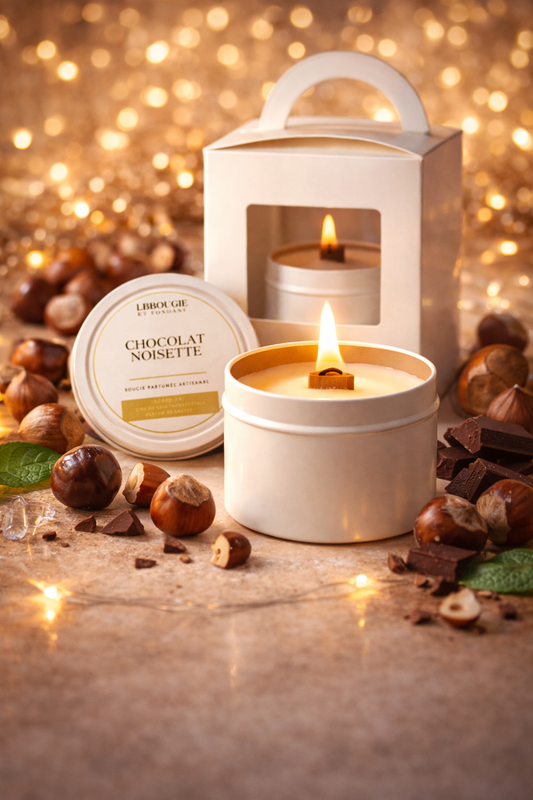 Bougie Parfumée Chocolat Noisette