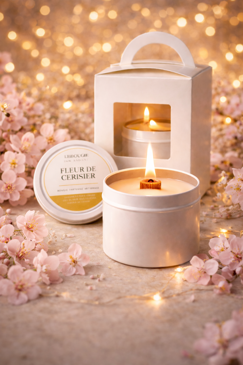 Bougie Parfumée Fleur de Cerisier