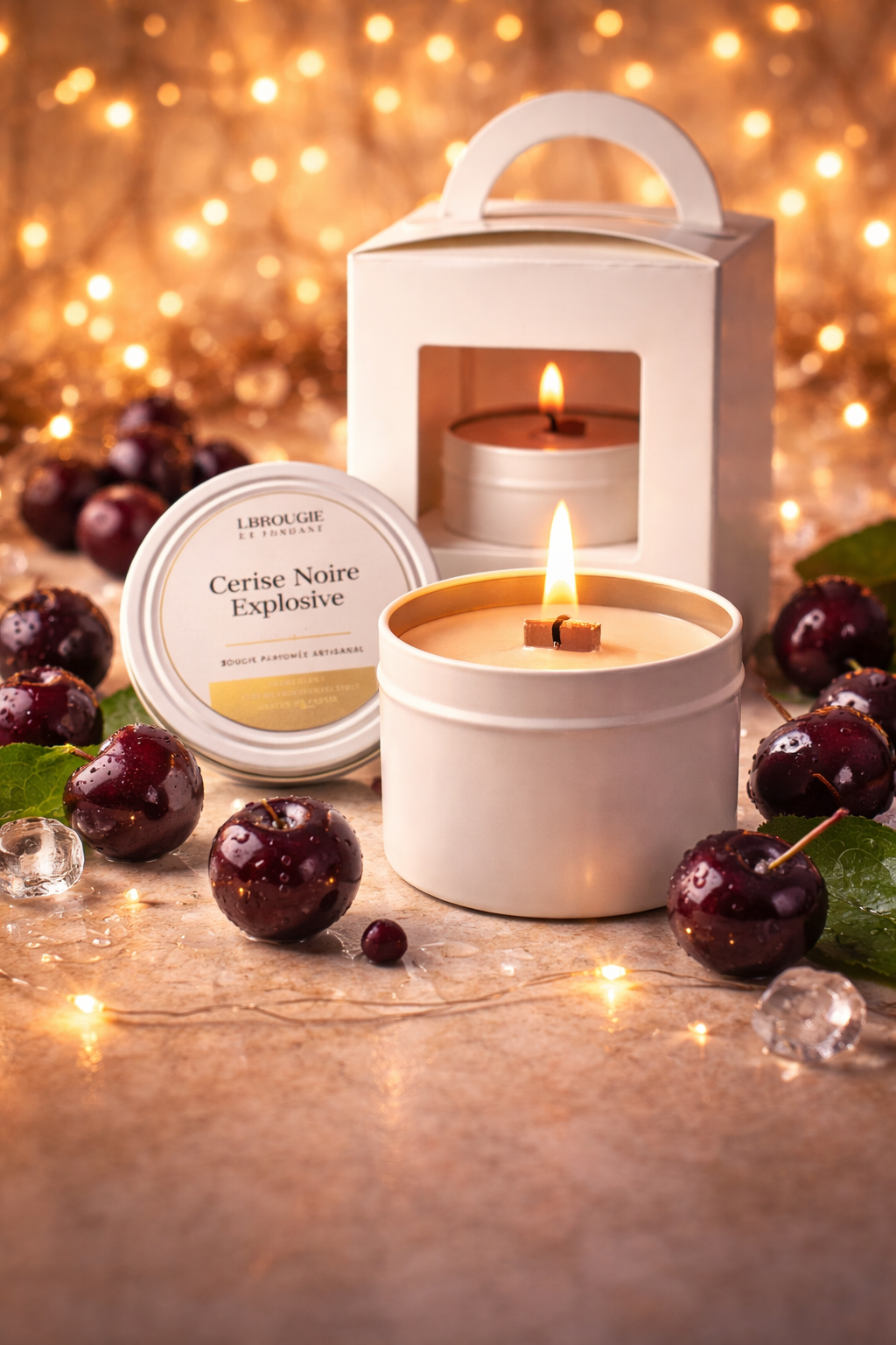 Bougie au parfum fruitée