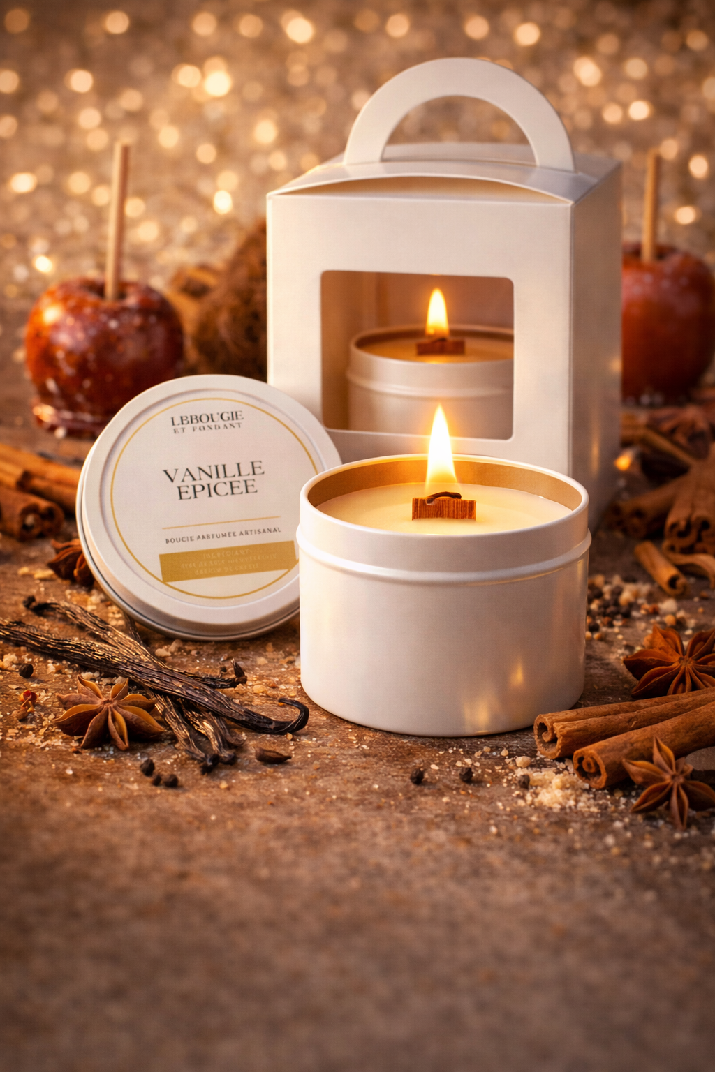 Bougie au parfum gourmand