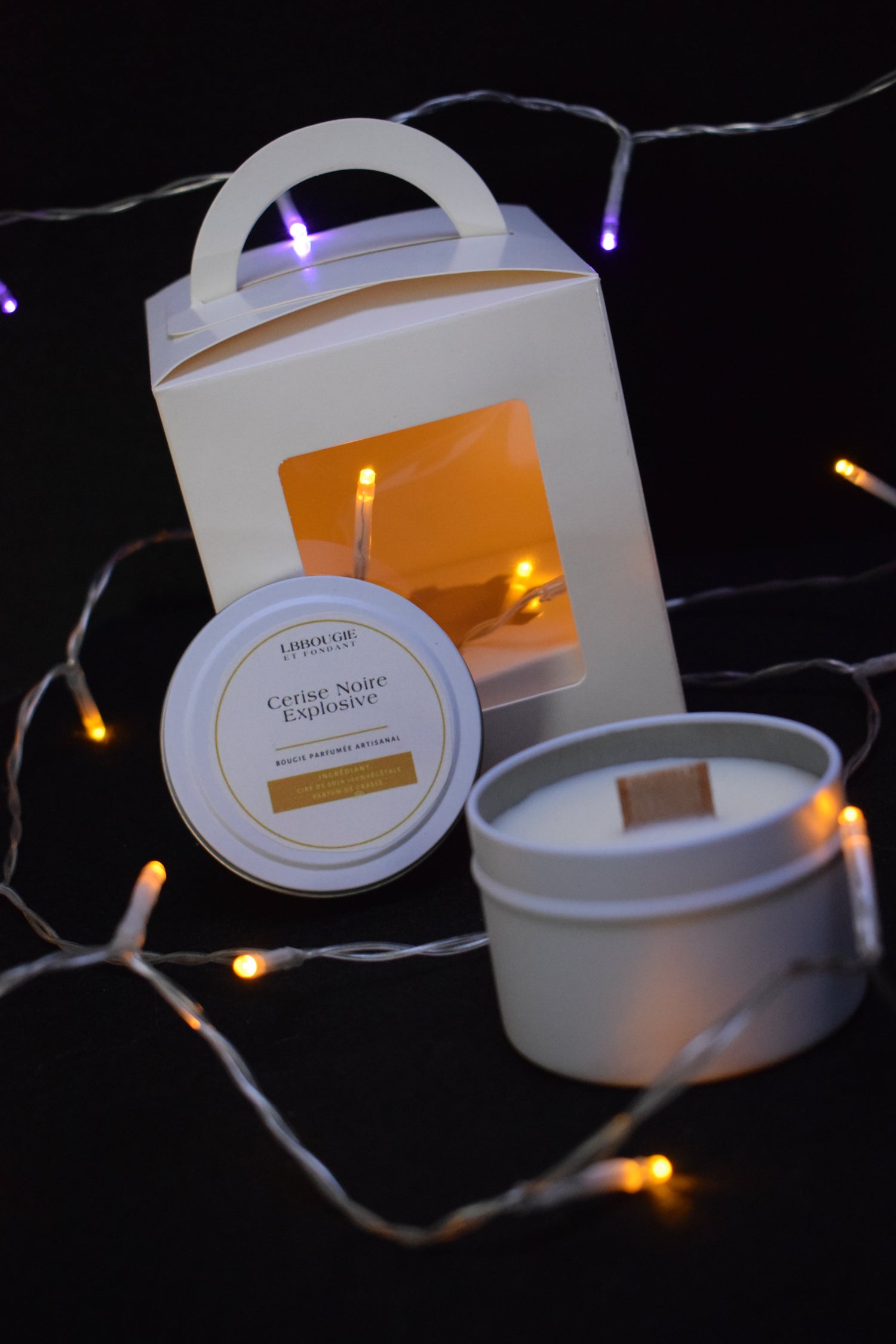 Bougie au parfum fruitée