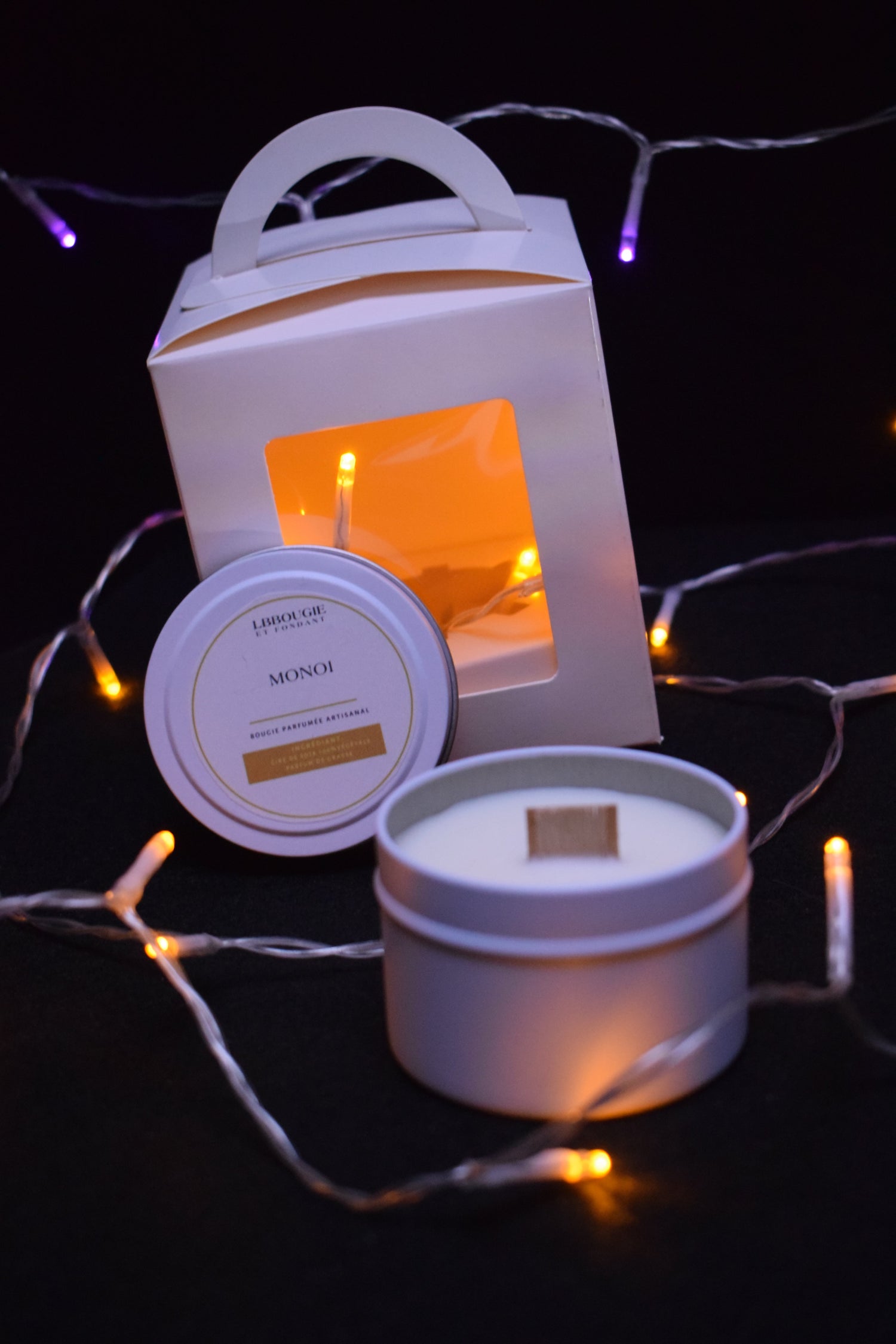 Bougie au parfum fleurie