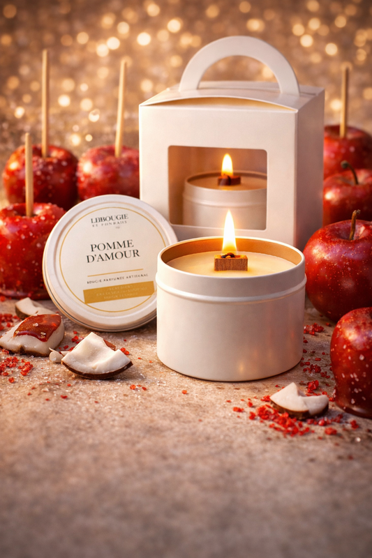 Bougie Parfumée Pomme d'Amour